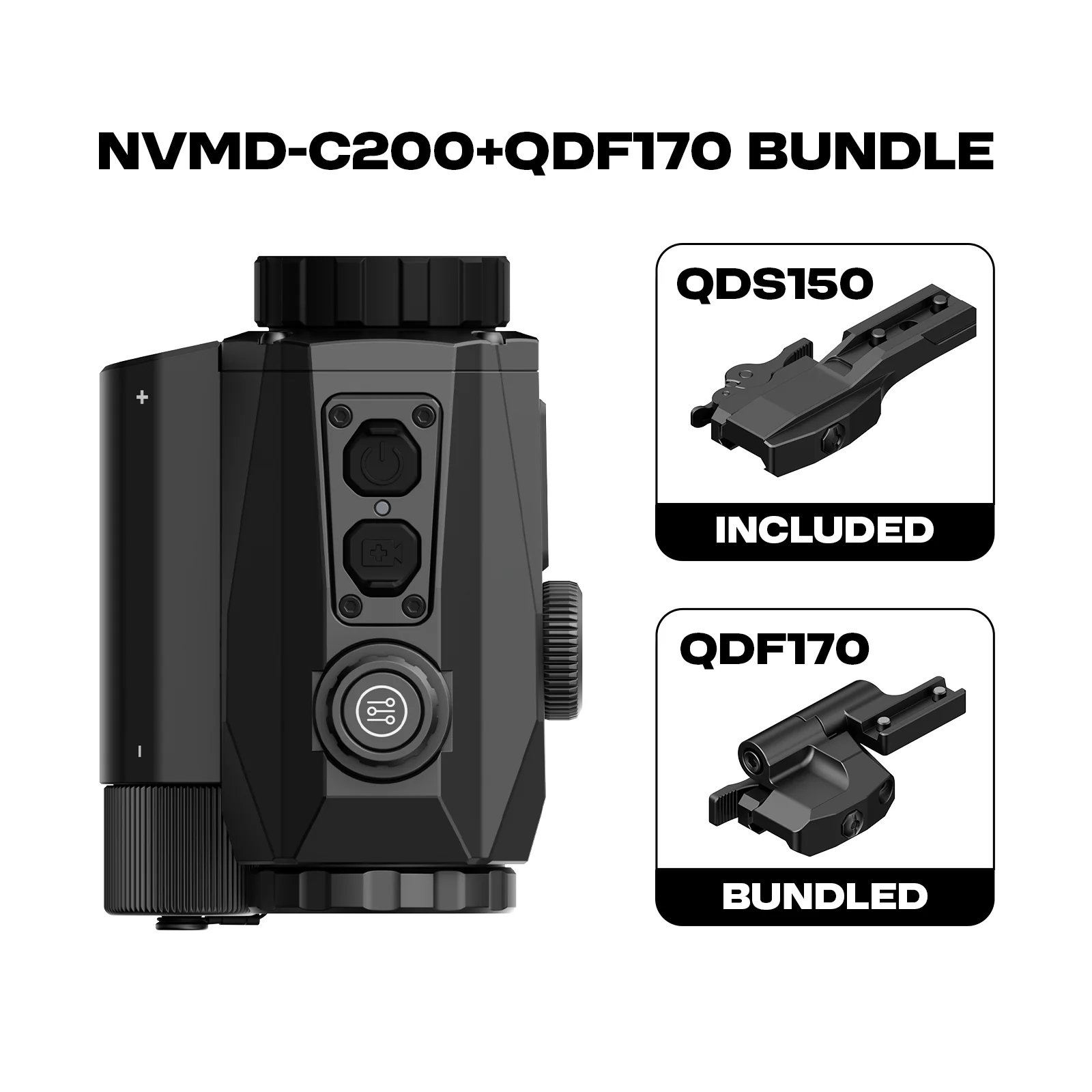 NVMD-C200 Night Vision Multi-Purpose Device - Red Dot Magnifier, Standalone Scope, Clip-On, Action Camera - Image 10